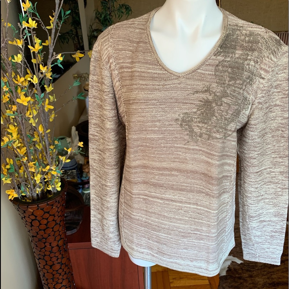 Few time wore, Le Chateau  Sweater.  Size S/P.  50% Cotton 50% Acrylic. Unisex